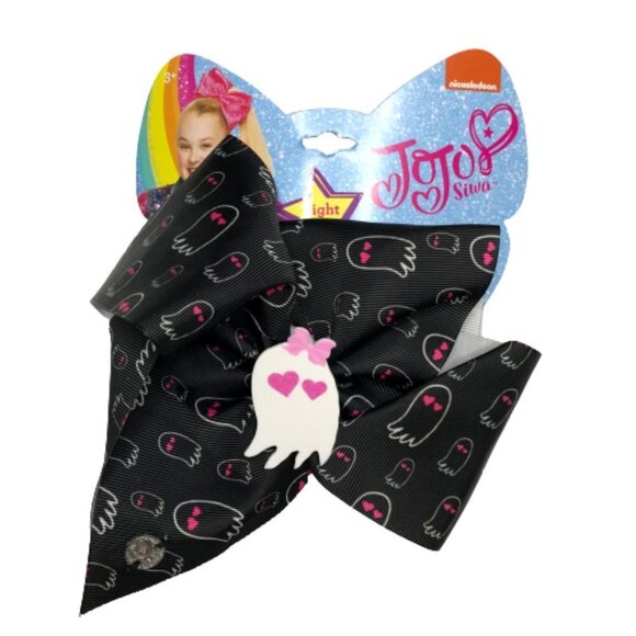 Jojo Siwa Halloween Hair Bow Clip Ghosts Light Up - Picture 5 of 6